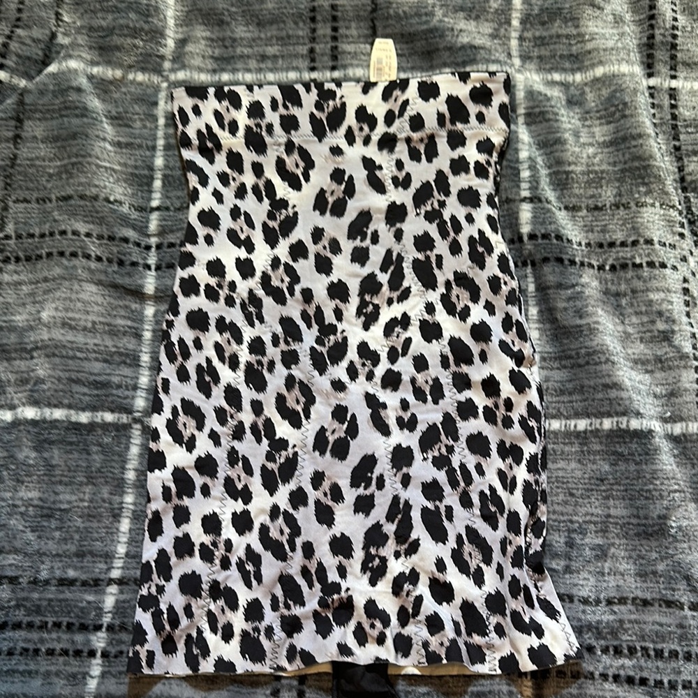Victoria's Secret Black and White Animal Print Skirt